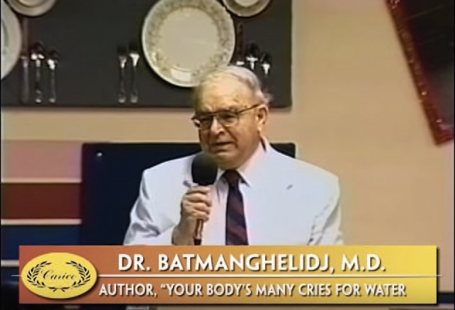 Warto wysłuchać wykład na YouTube: „Your Body’s Many Cries For Water” Dr. Batmanghelidj, M.D.